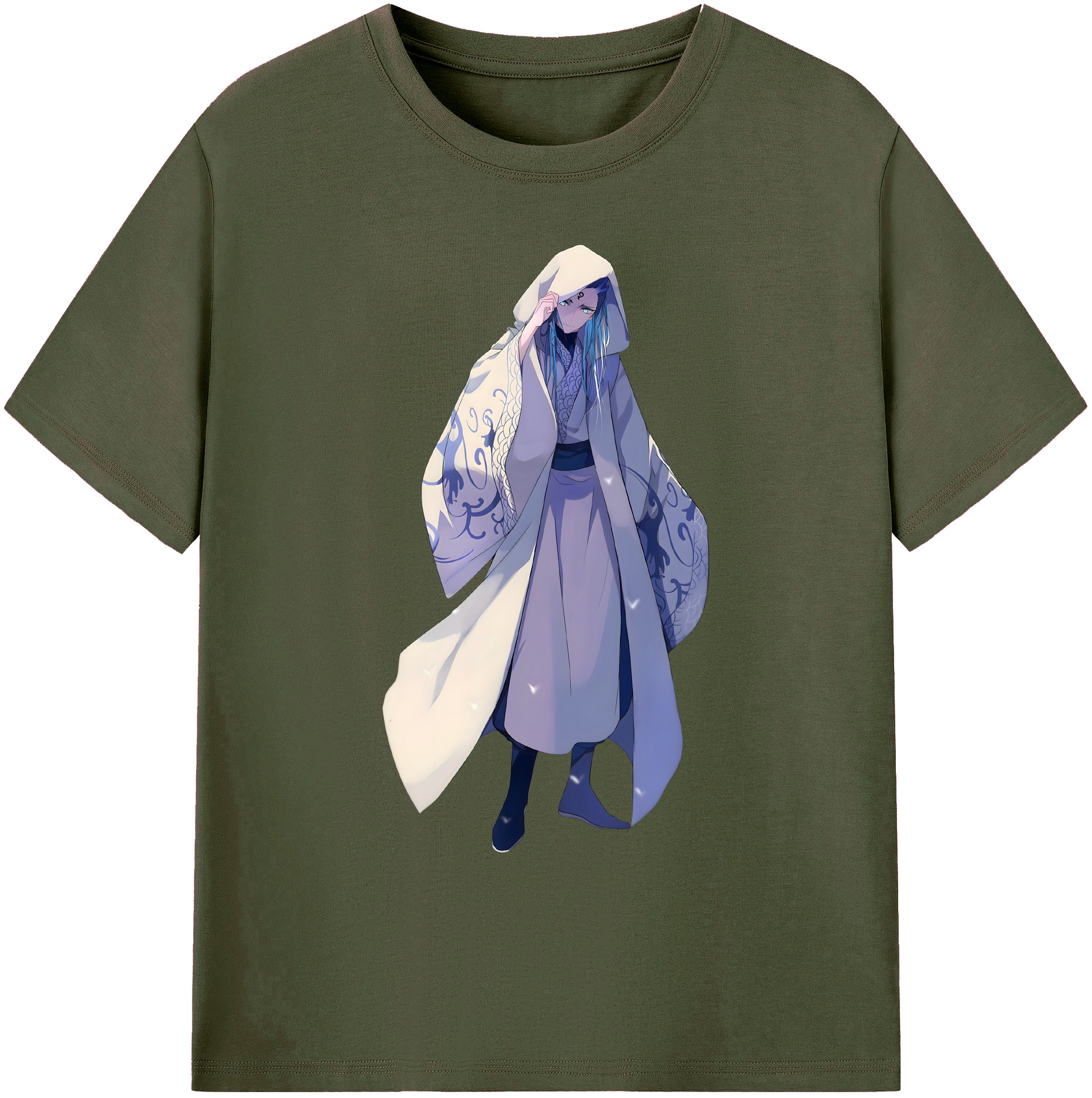 （画像用） Ne Zha 2 ナタ 魔童の大暴れ 綿100％ メンズ半袖Tシャツ｜肌触りやわらか＆通気性